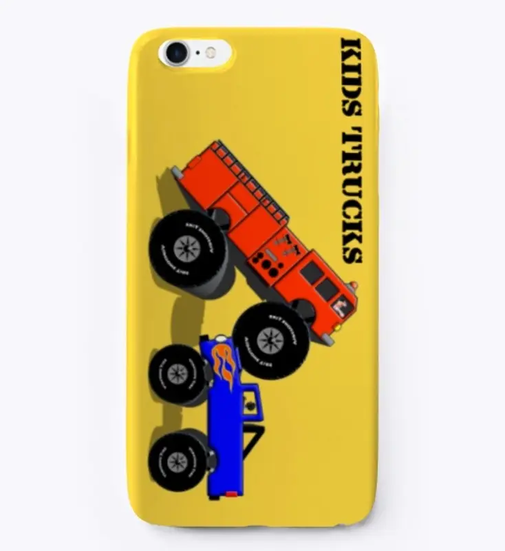 Kids Trucks Cell Phone Case